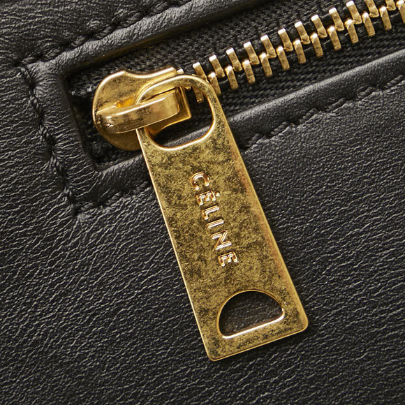 Celine Trapeze Python Shoulder Bag 2Way Black - Picture 9 of 12